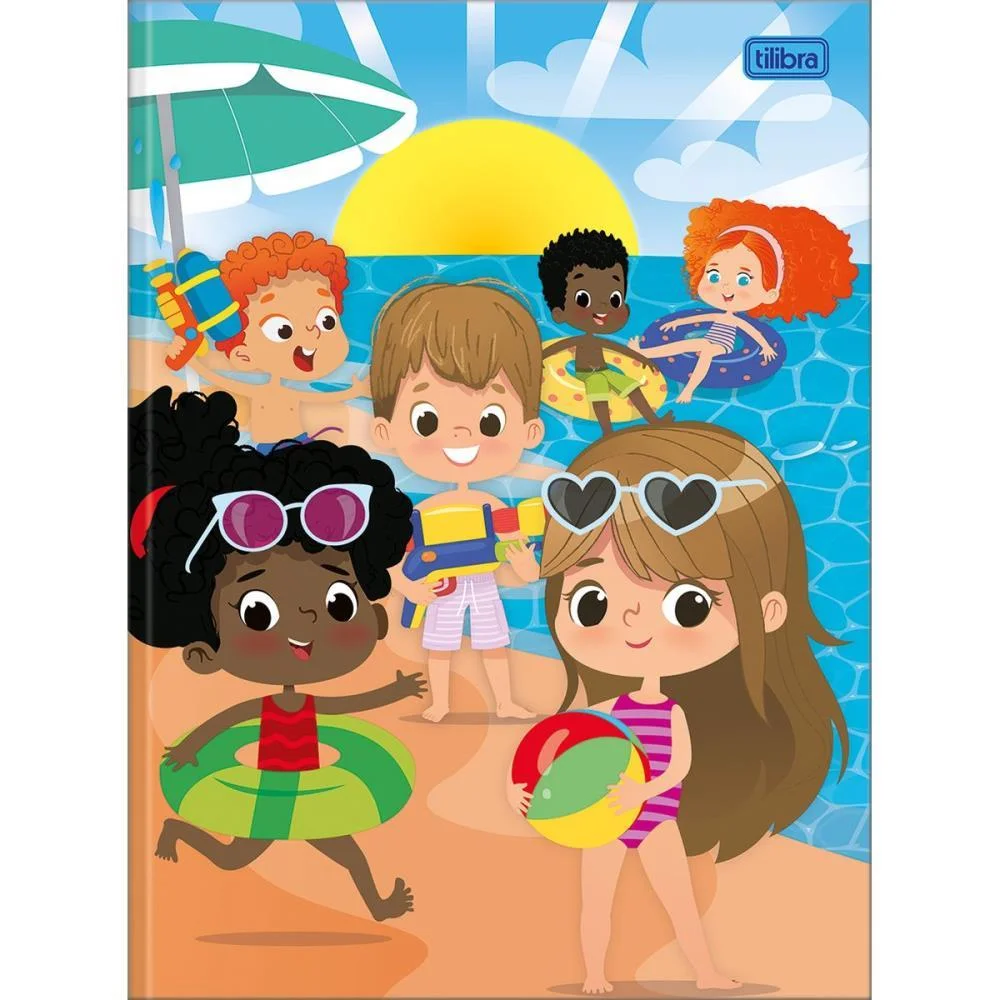 CADERNO BROCHURAO CAPA DURA KIDS 48FLS. FEMININO TILIBRA (PCT.C/10) - imagem 4