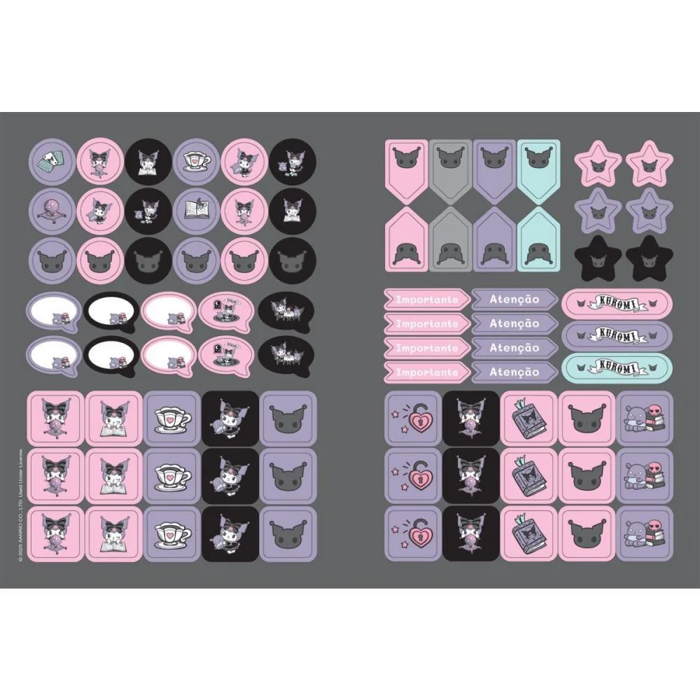 CADERNO BROCHURAO CAPA DURA KUROMI 80 FLS JANDAIA (PCT.C/05) - imagem 8