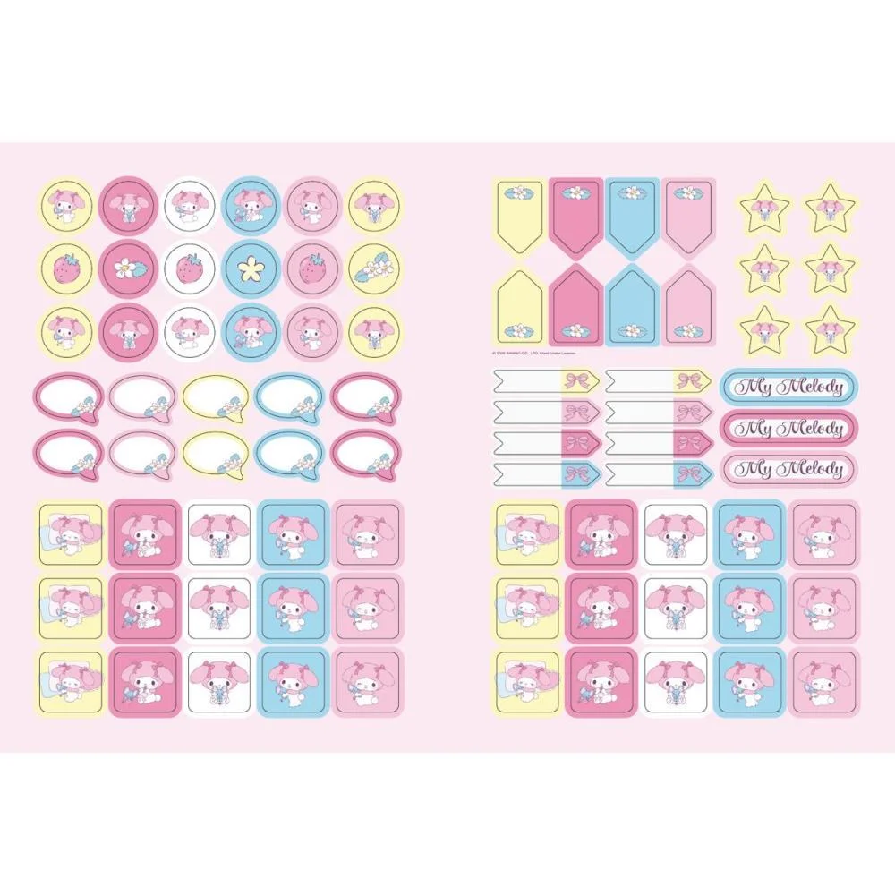 CADERNO BROCHURAO CAPA DURA MY MELODY 80FLS. JANDAIA (PCT.C/05) - imagem 8