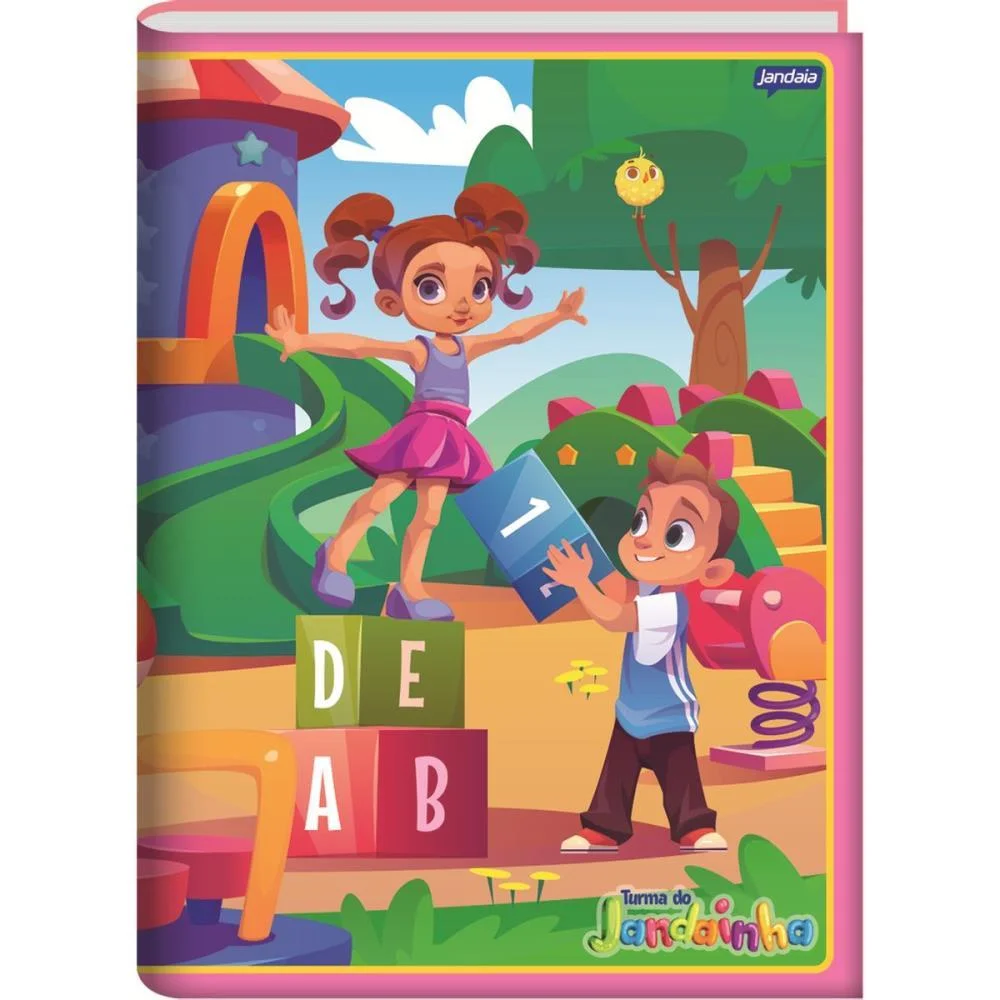 CADERNO BROCHURAO CAPA DURA JANDAINHA FEMININO 80FLS JANDAIA (PCT.C/05) - imagem 5