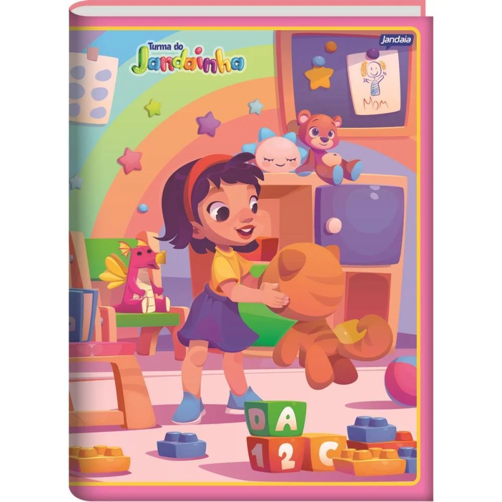 CADERNO BROCHURAO CAPA DURA JANDAINHA FEMININO 80FLS JANDAIA (PCT.C/05) - imagem 7