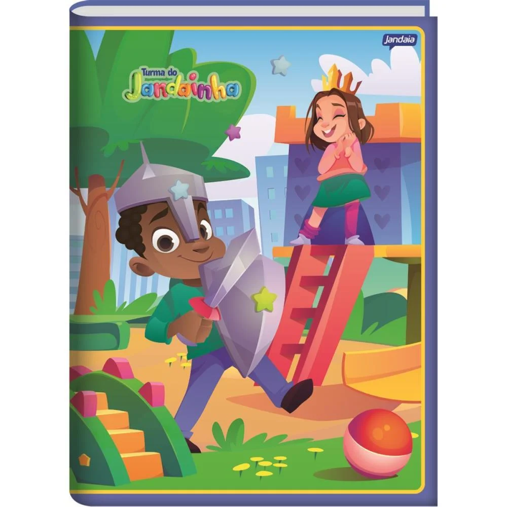 CADERNO BROCHURAO CAPA DURA JANDAINHA MASCULINO 80FLS. JANDAIA (PCT.C/05) - imagem 5