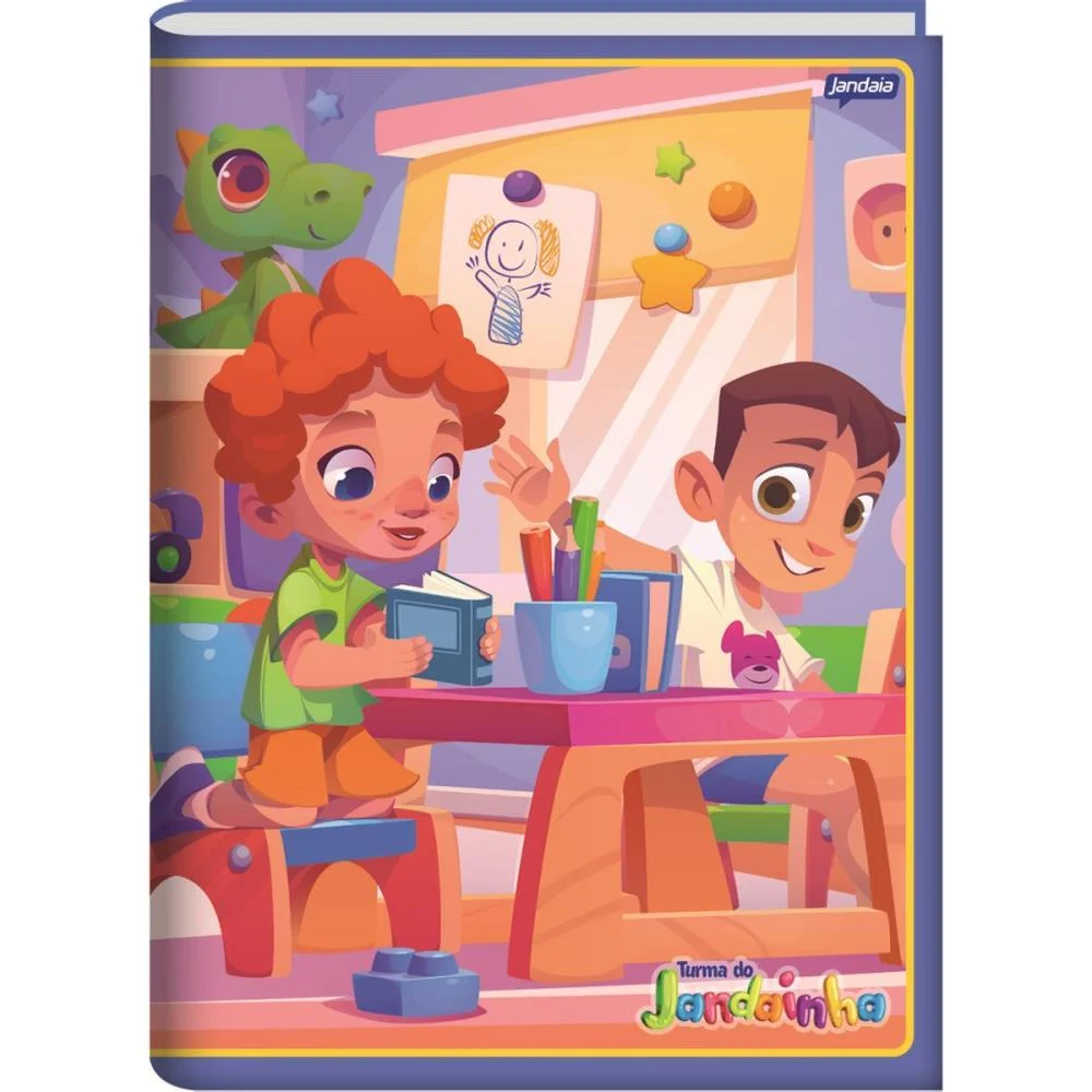 CADERNO BROCHURAO CAPA DURA JANDAINHA MASCULINO 80FLS. JANDAIA (PCT.C/05) - imagem 7