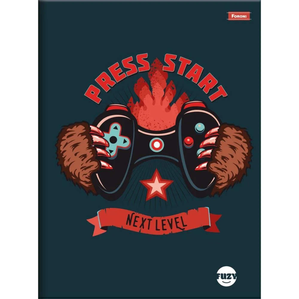 CADERNO BROCHURAO CAPA DURA FUZY 80FLS. FORONI (PCT.C/05) - imagem 5