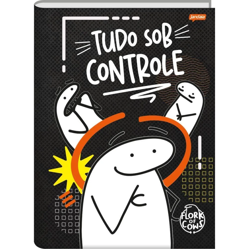 CADERNO BROCHURAO CAPA DURA FLORK 80FLS. JANDAIA (PCT.C/05) - imagem 7