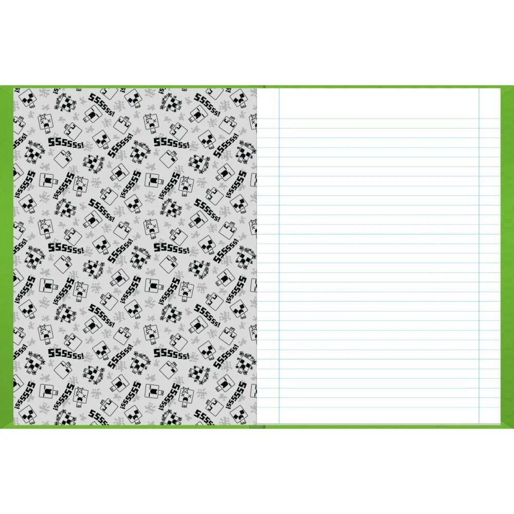 CADERNO BROCHURAO CAPA DURA MINECRAFT 80FLS FORONI (PCT.C/05) - imagem 6