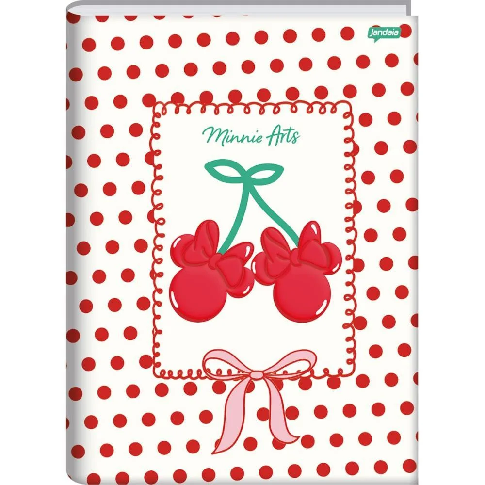 CADERNO BROCHURAO CAPA DURA MINNIE ARTS 80FLS. JANDAIA (PCT.C/05) - imagem 5