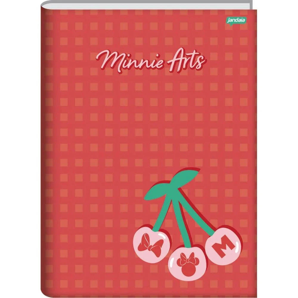 CADERNO BROCHURAO CAPA DURA MINNIE ARTS 80FLS. JANDAIA (PCT.C/05) - imagem 7