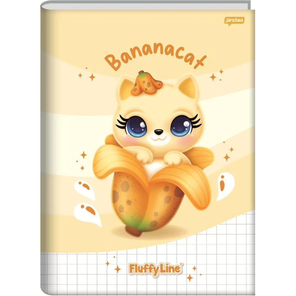 CADERNO BROCHURAO CAPA DURA FLUFFY 80FLS. JANDAIA (PCT.C/05) - imagem 4