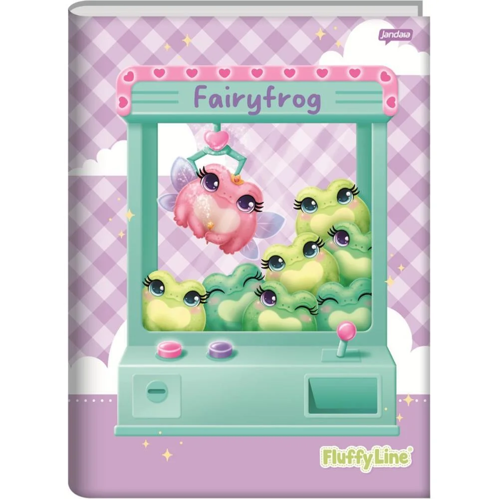 CADERNO BROCHURAO CAPA DURA FLUFFY 80FLS. JANDAIA (PCT.C/05) - imagem 6