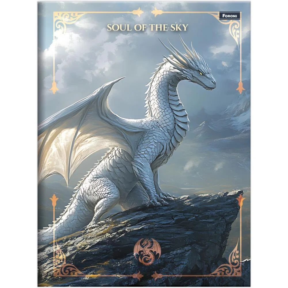 CADERNO BROCHURAO CAPA DURA DRAKOS 80FLS FORONI (PCT.C/05) - imagem 4