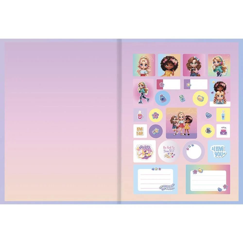 CADERNO BROCHURAO CAPA DURA DEBBY 80F ANIMATIVA (PCT.C/05) - imagem 4