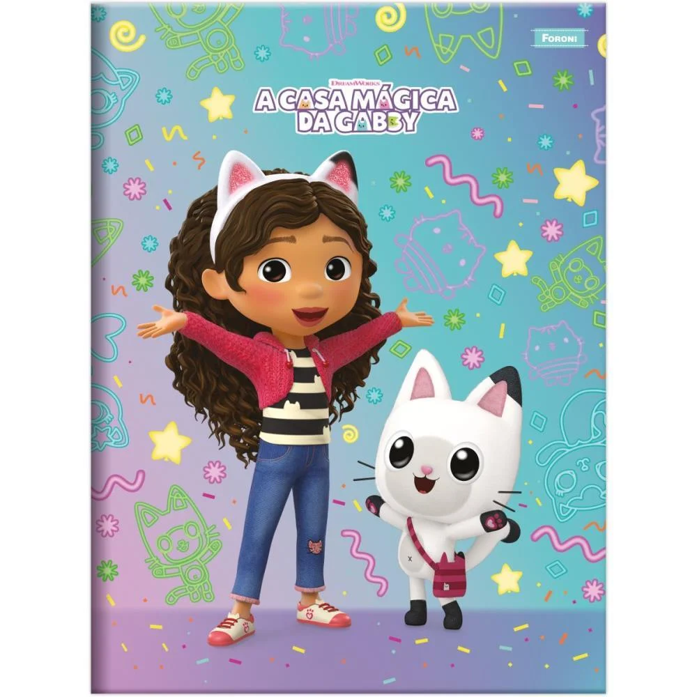CADERNO BROCHURAO CAPA DURA A CASA DA GABBY 80F FORONI (PCT.C/05) - imagem 2