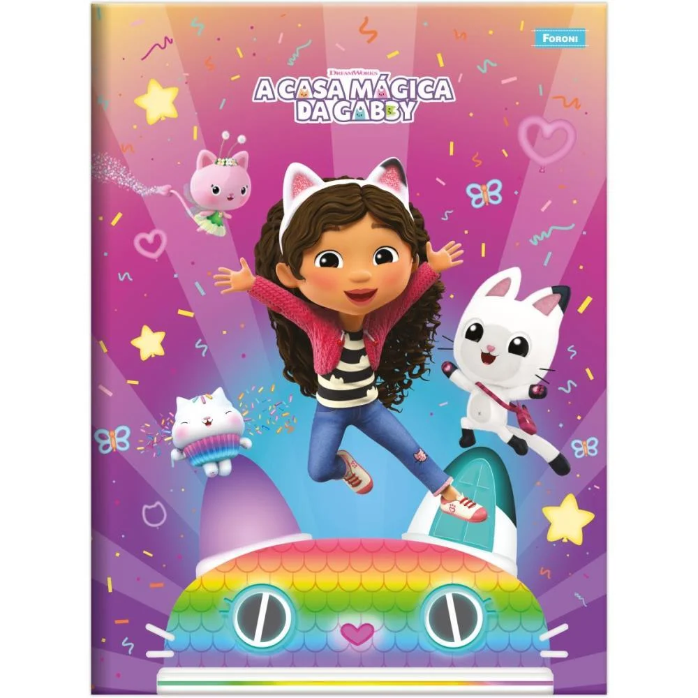 CADERNO BROCHURAO CAPA DURA A CASA DA GABBY 80F FORONI (PCT.C/05) - imagem 4