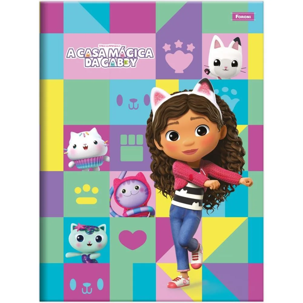 CADERNO BROCHURAO CAPA DURA A CASA DA GABBY 80F FORONI (PCT.C/05) - imagem 5