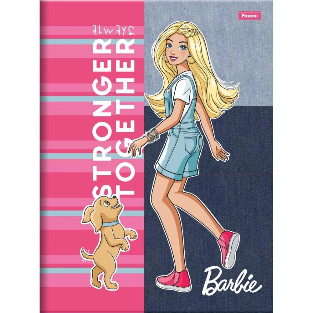 CADERNO BROCHURAO CAPA DURA BARBIE 48F FORONI (PCT.C/05) - imagem 4