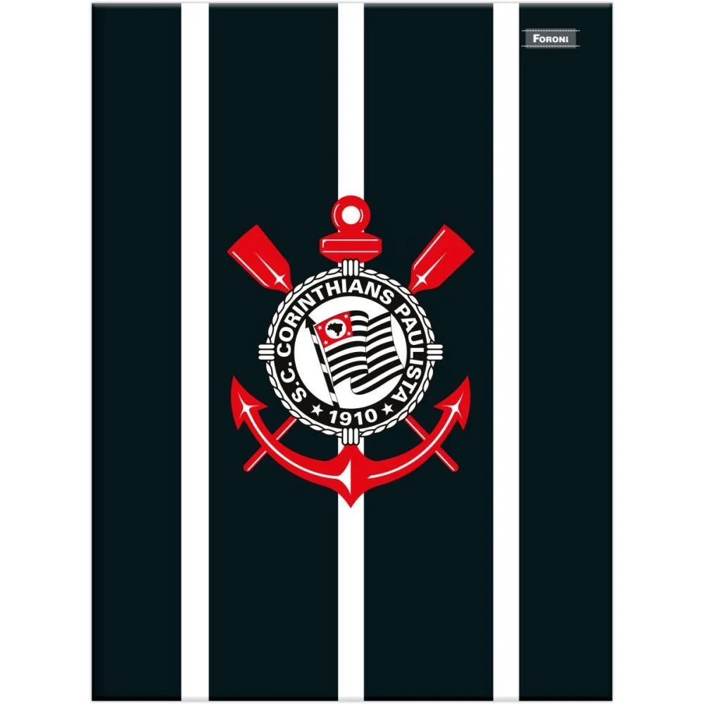 CADERNO BROCHURAO CAPA DURA CORINTHIANS 80F FORONI (PCT.C/05) - imagem 4