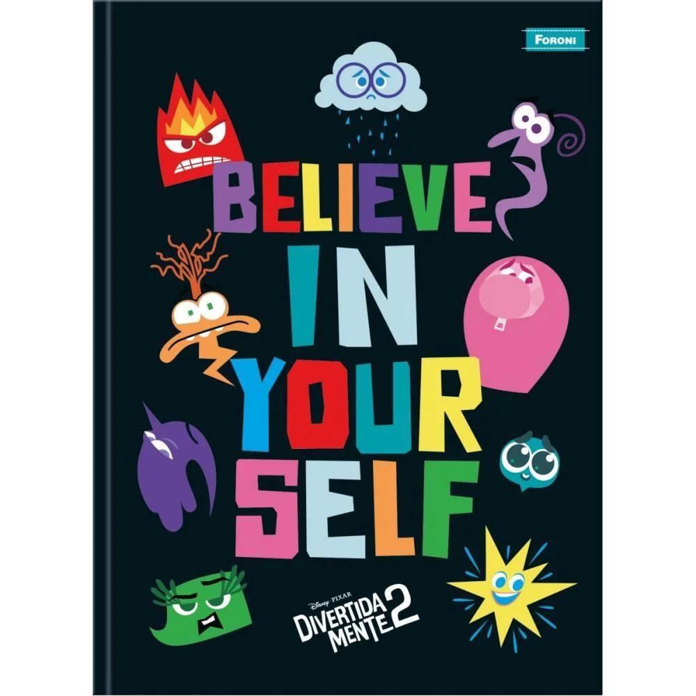 CADERNO BROCHURAO CAPA DURA DIVERTIDAMENTE COLLEGE 160F FORONI (PCT.C/04) - imagem 3