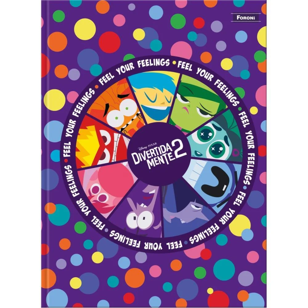 CADERNO BROCHURAO CAPA DURA DIVERTIDAMENTE COLLEGE 160F FORONI (PCT.C/04) - imagem 5