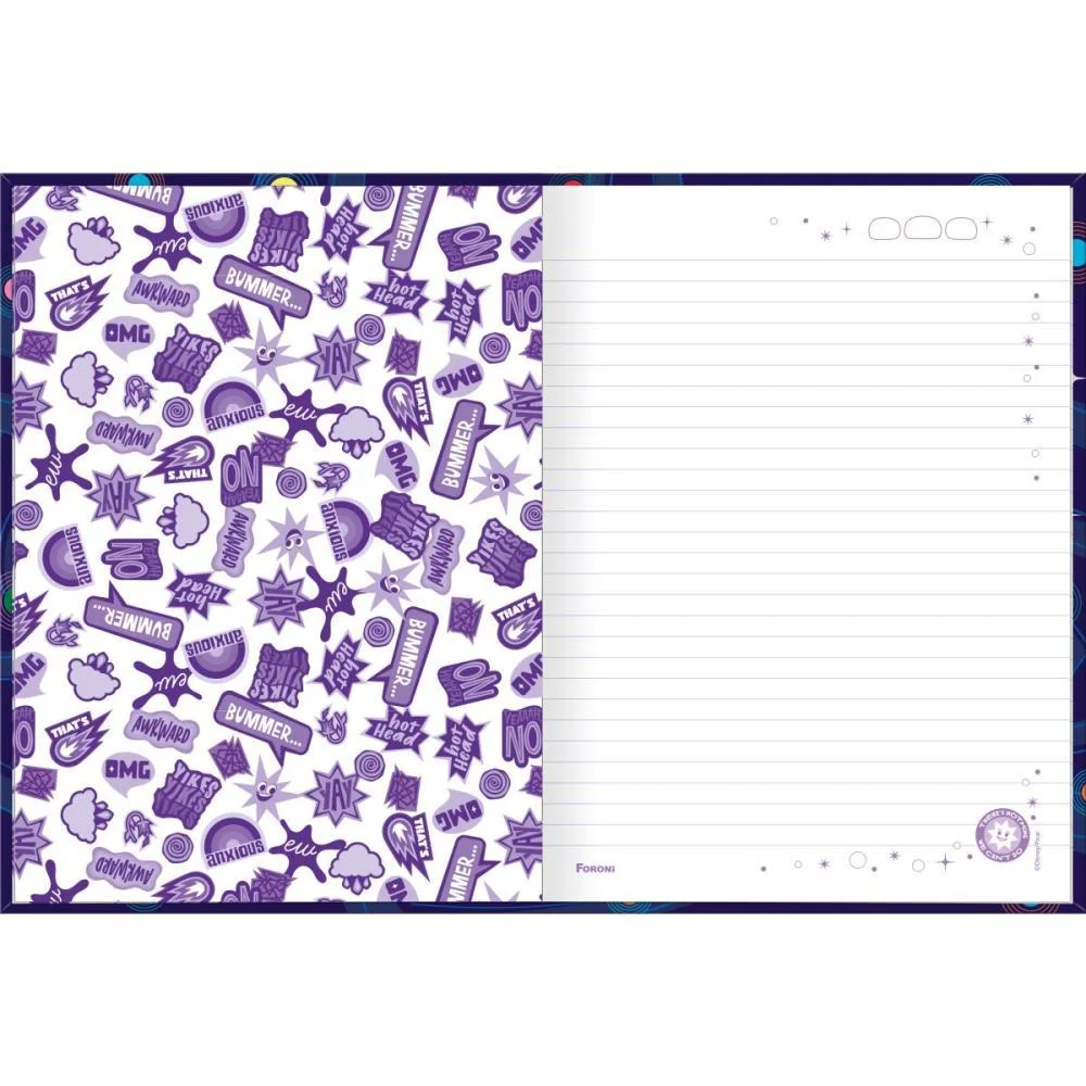 CADERNO BROCHURAO CAPA DURA DIVERTIDAMENTE COLLEGE 160F FORONI (PCT.C/04) - imagem 6