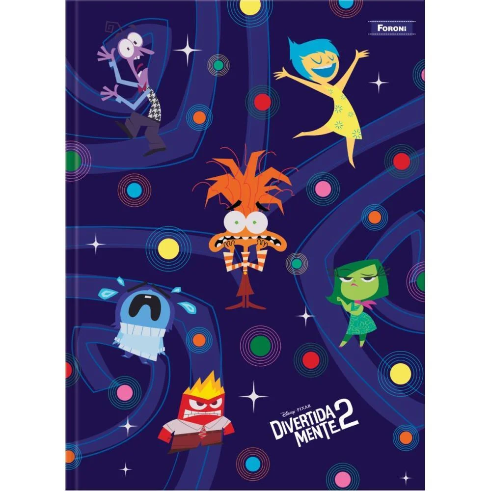 CADERNO BROCHURAO CAPA DURA DIVERTIDAMENTE COLLEGE 160F FORONI (PCT.C/04) - imagem 8