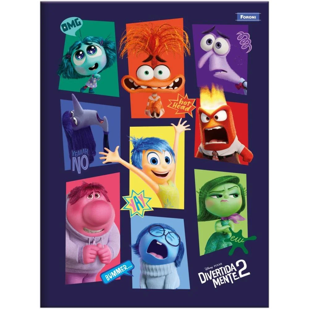 CADERNO BROCHURAO CAPA DURA DIVERTIDAMENTE 80F FORONI (PCT.C/05) - imagem 3