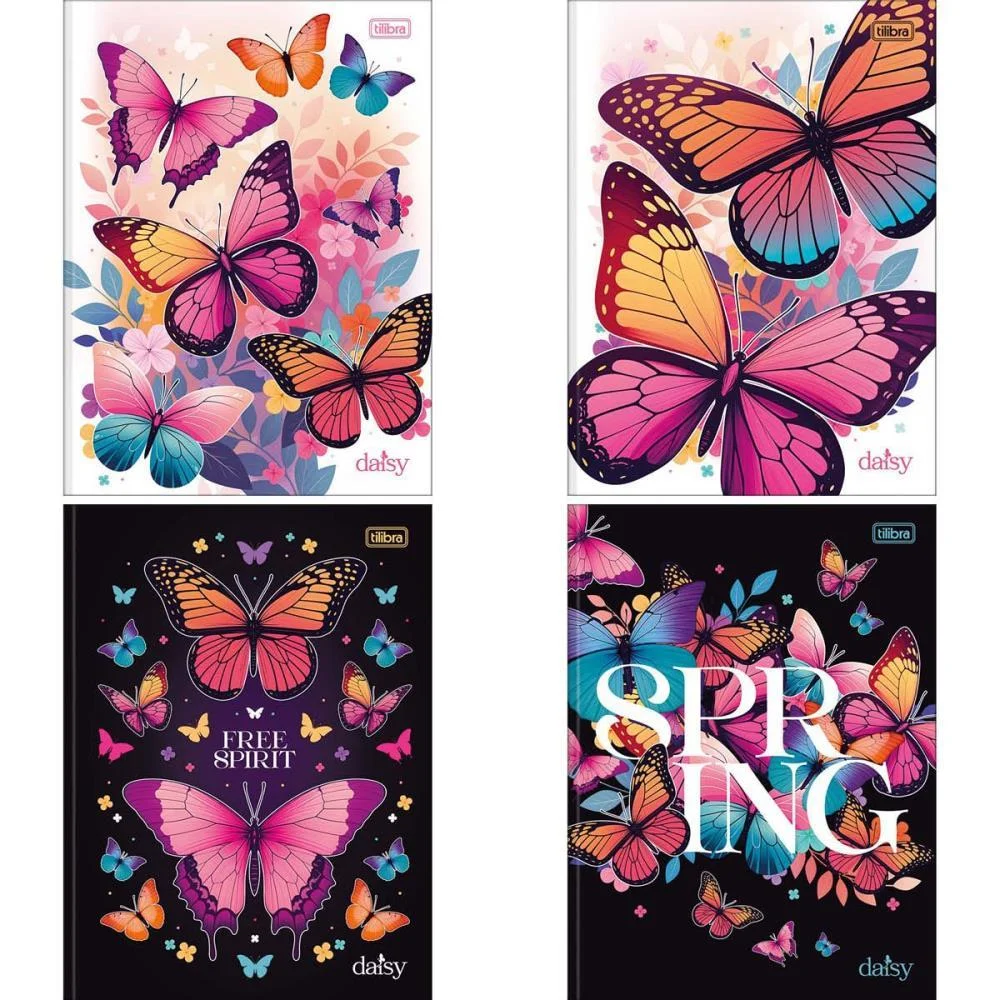 CADERNO BROCHURAO CAPA DURA BLOOM 80FLS. TILIBRA (PCT.C/05) - imagem 5