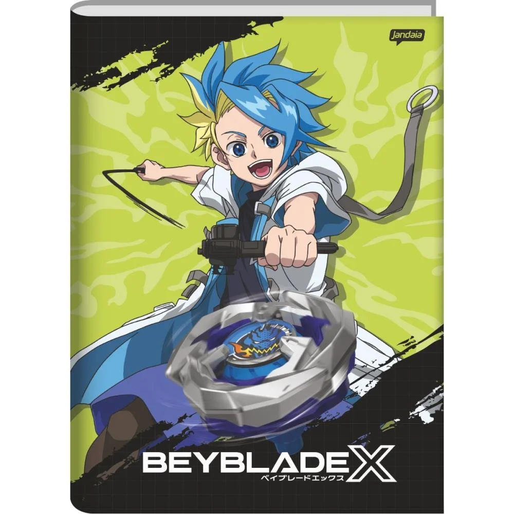 CADERNO BROCHURAO CAPA DURA BEYBLADE 80FLS. JANDAIA (PCT.C/05) - imagem 6