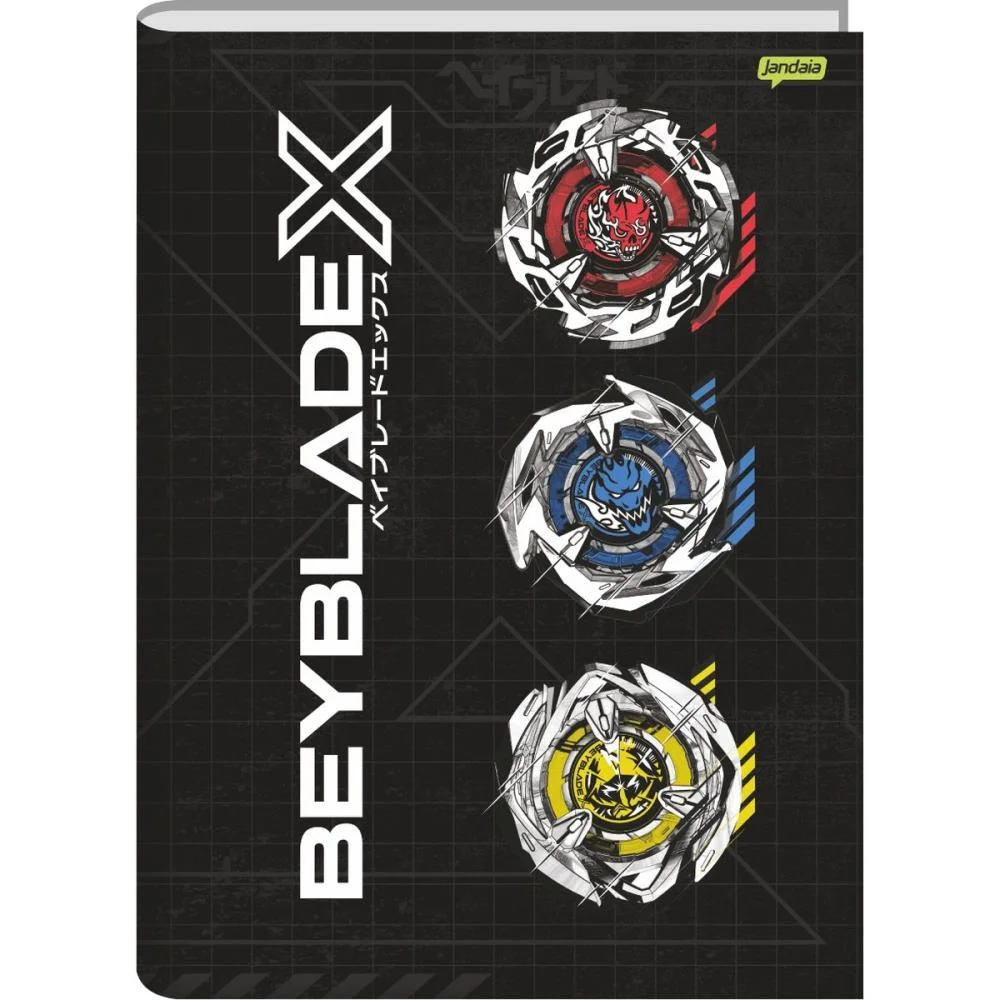 CADERNO BROCHURAO CAPA DURA BEYBLADE 80FLS. JANDAIA (PCT.C/05) - imagem 7