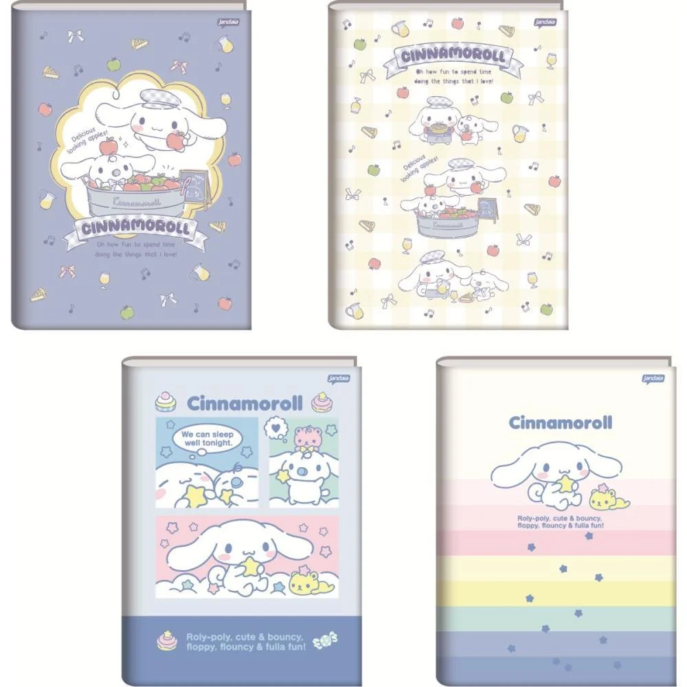 CADERNO BROCHURAO CAPA DURA CINNAMONROLL 80FLS. JANDAIA (PCT.C/05) - imagem 2