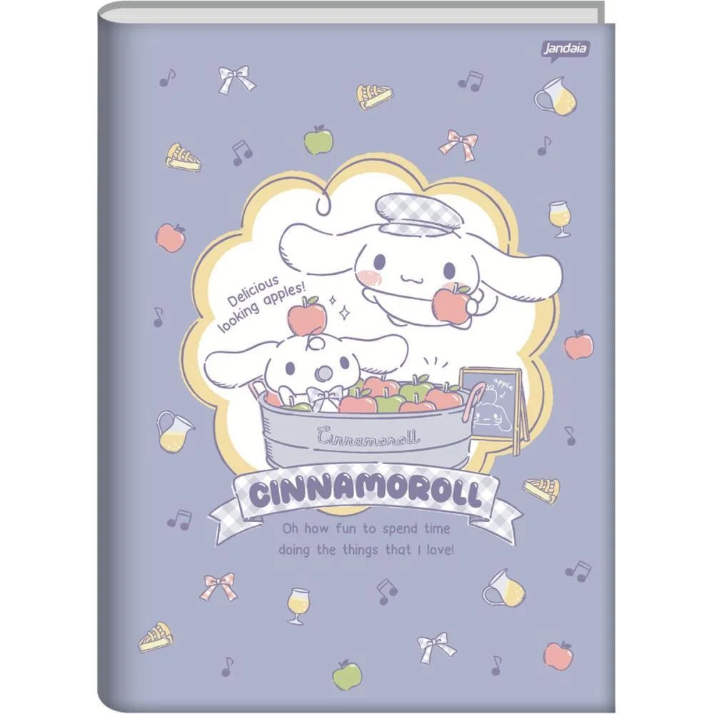CADERNO BROCHURAO CAPA DURA CINNAMONROLL 80FLS. JANDAIA (PCT.C/05) - imagem 4