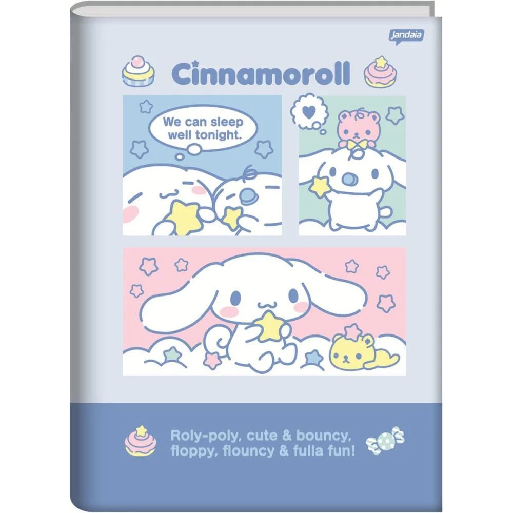 CADERNO BROCHURAO CAPA DURA CINNAMONROLL 80FLS. JANDAIA (PCT.C/05) - imagem 6