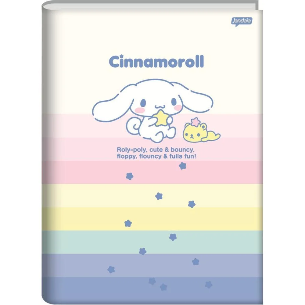 CADERNO BROCHURAO CAPA DURA CINNAMONROLL 80FLS. JANDAIA (PCT.C/05) - imagem 7