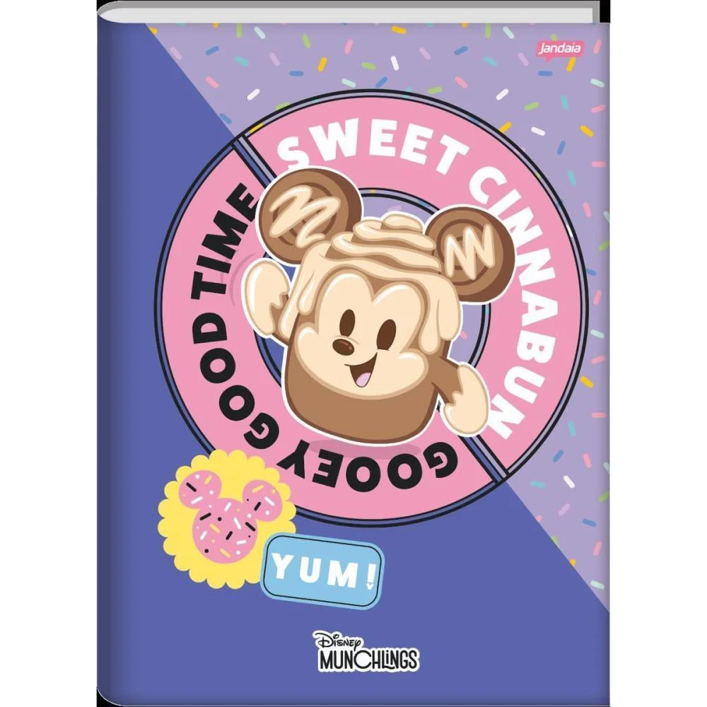 CADERNO BROCHURAO CAPA DURA DISNEY MUNCHILLINGS 80FLS JANDAIA (PCT.C/05) - imagem 4