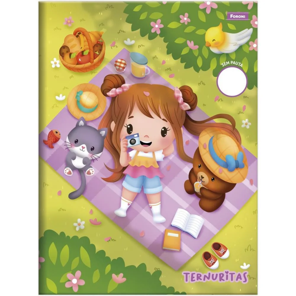 CADERNO BROCHURAO SEM PAUTA AVENTURINOS 60FLS FORONI (PCT.C/05) - imagem 4