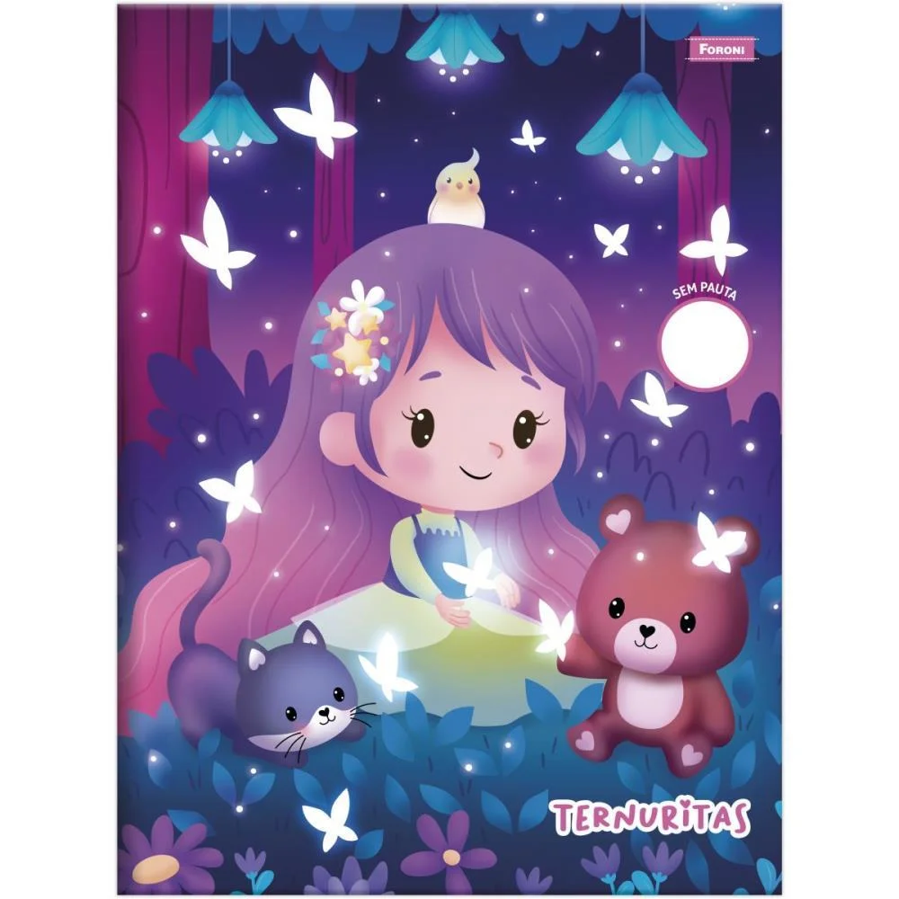 CADERNO BROCHURAO SEM PAUTA AVENTURINOS 60FLS FORONI (PCT.C/05) - imagem 5