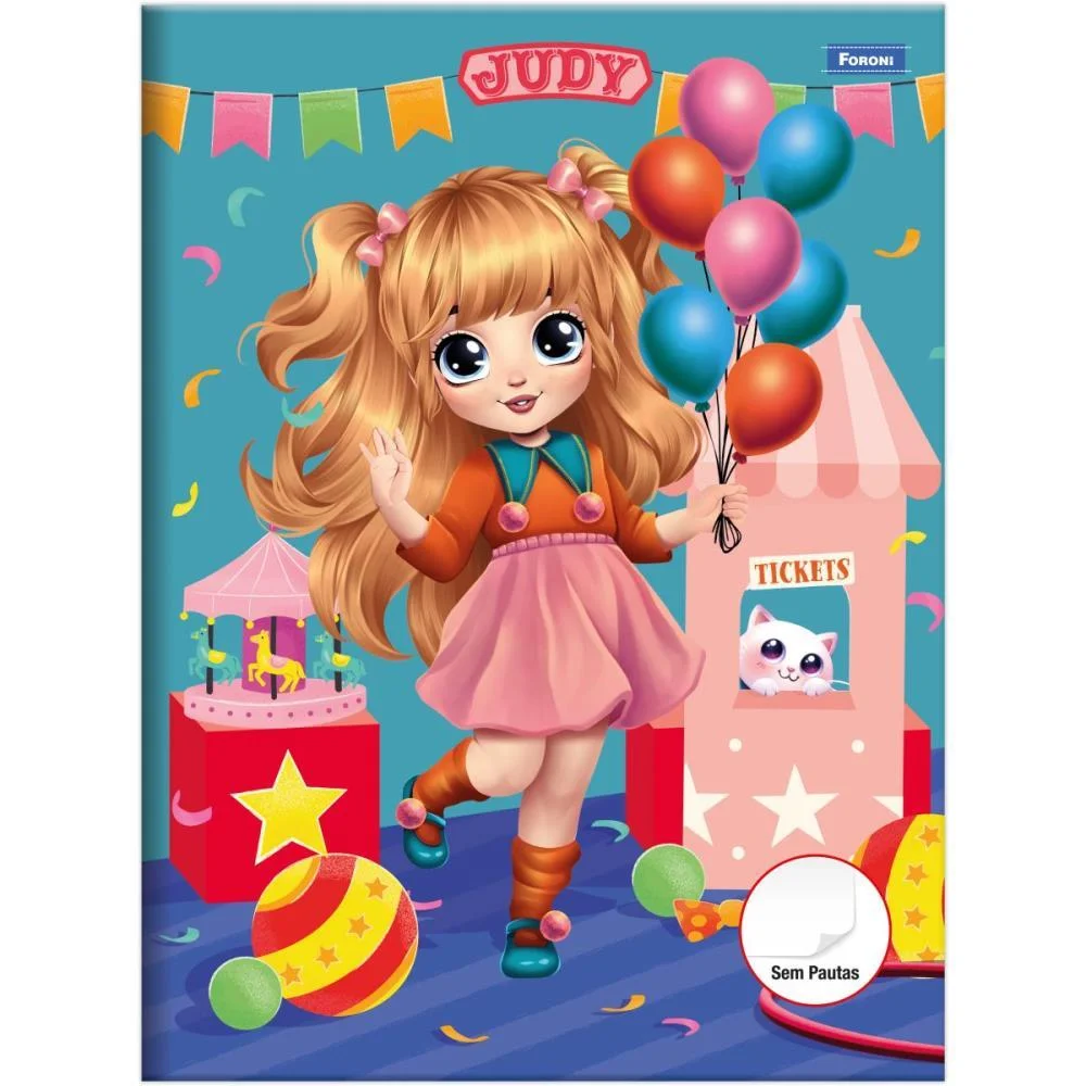 CADERNO BROCHURAO SEM PAUTA JUDY 60FLS FORONI (PCT.C/05) - imagem 3