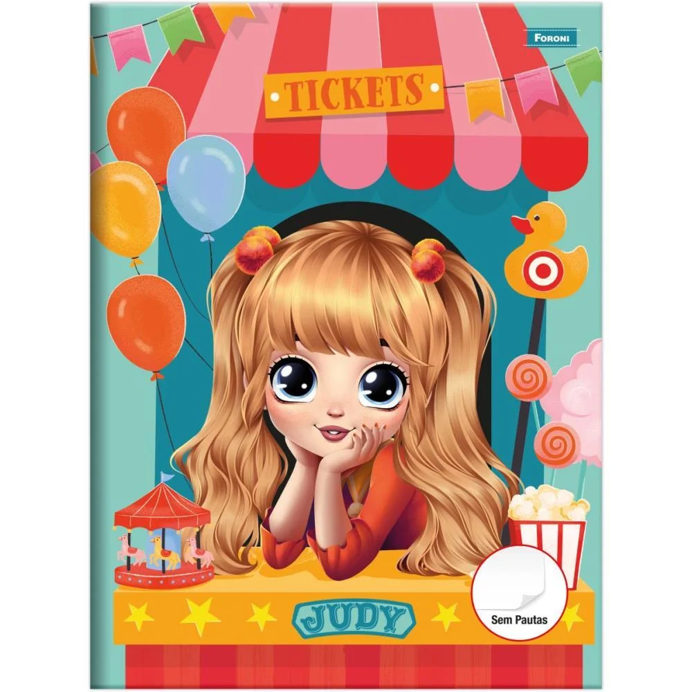 CADERNO BROCHURAO SEM PAUTA JUDY 60FLS FORONI (PCT.C/05) - imagem 6