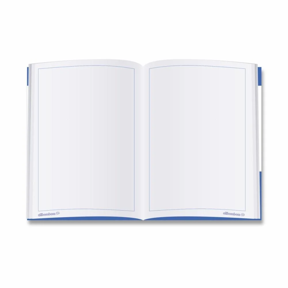 CADERNO CALIGRAFIA CAPA DURA ALIBOMBOM AZUL S/PAUTA 72FLS ROMITEC (PCT.C/05) - imagem 4