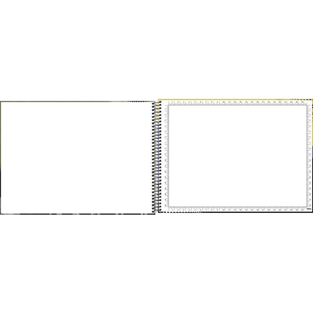 CADERNO DESENHO MILIMETRADO ZOOM+ 96FLS MASCULINO ESPIRAL TILIBRA (PCT.C/04) - imagem 3