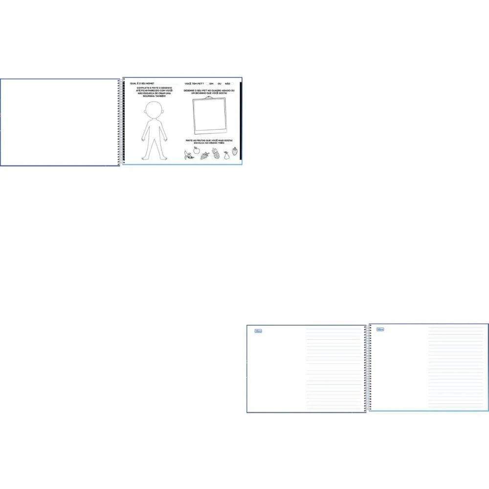 CADERNO DESENHO UNIV CAPA DURA KIDS 48FLS. MASCULINO TILIBRA (PCT.C/04) - imagem 3