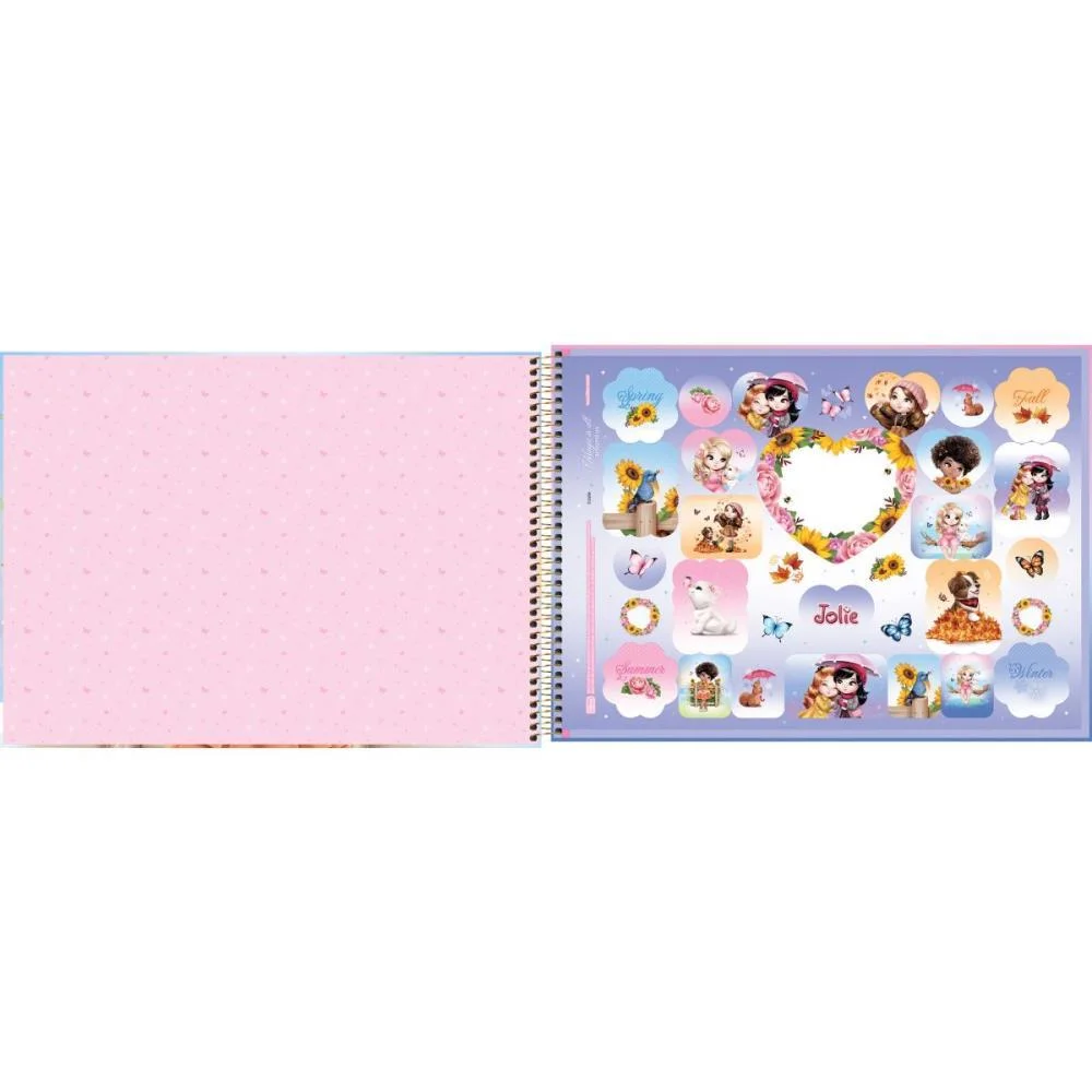 CADERNO DESENHO UNIV CAPA DURA JOLIE 80FLS. TILIBRA (PCT.C/04) - imagem 4