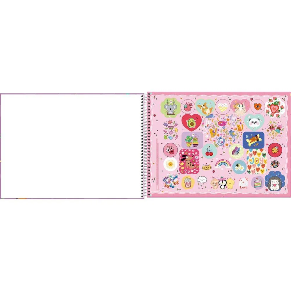 CADERNO DESENHO UNIV CAPA DURA HOLLY 80FLS. ESPIRAL TILIBRA (PCT.C/04) - imagem 3