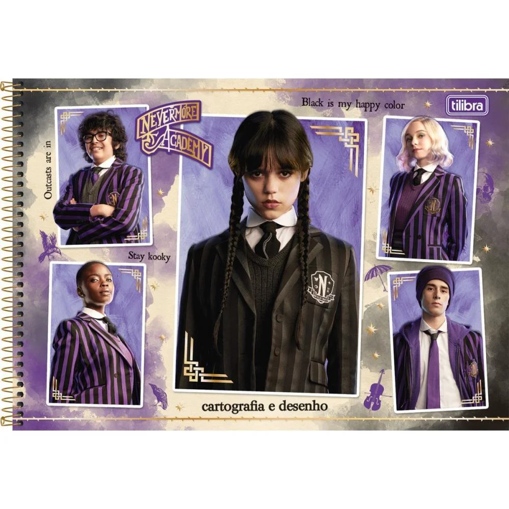 CADERNO DESENHO UNIV CAPA DURA WANDINHA 80FLS. TILIBRA (PCT.C/04) - imagem 5