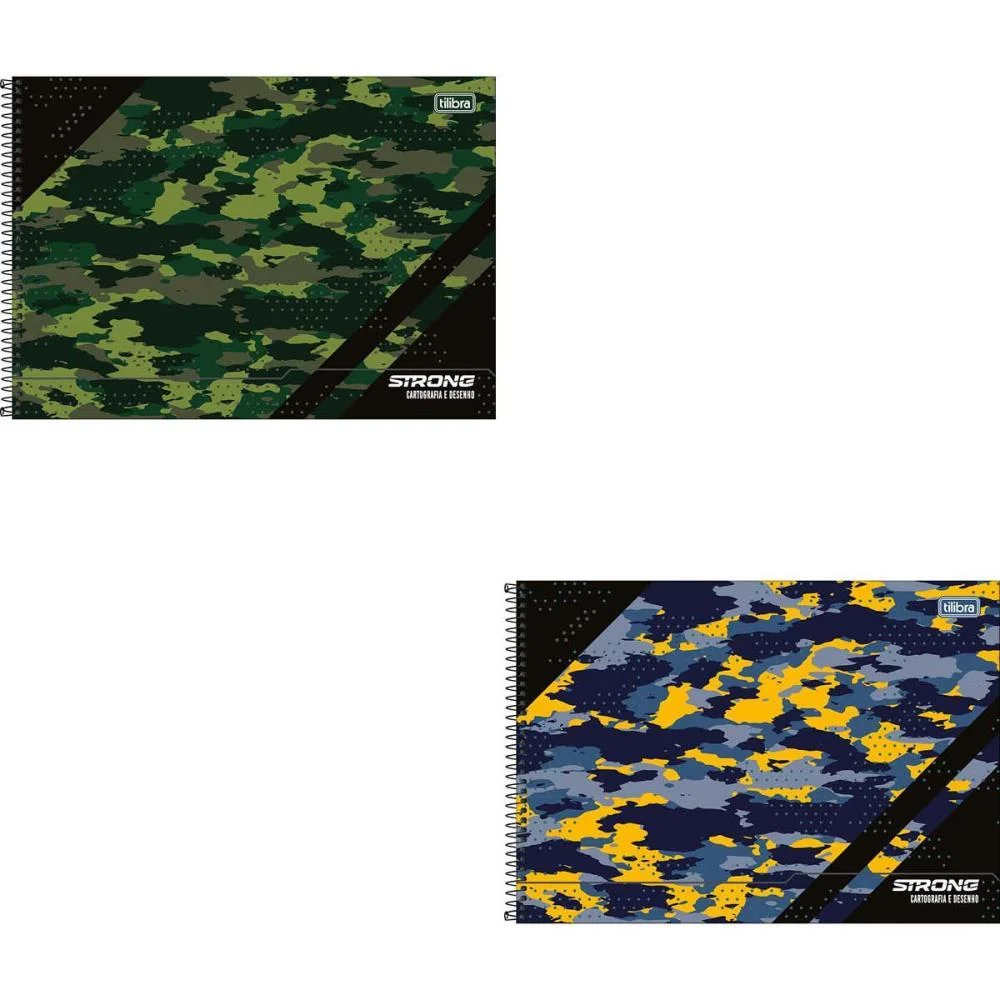 CADERNO DESENHO UNIV CAPA DURA STRONG 80FLS. ESPIRAL TILIBRA (PCT.C/04) - imagem 3