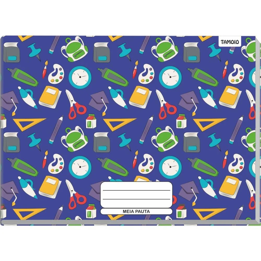 CADERNO DESENHO UNIV CAPA DURA MEIA PAUTA 48F BROCHURAO DECOR TAMOIO (PCT.C/04) - imagem 7