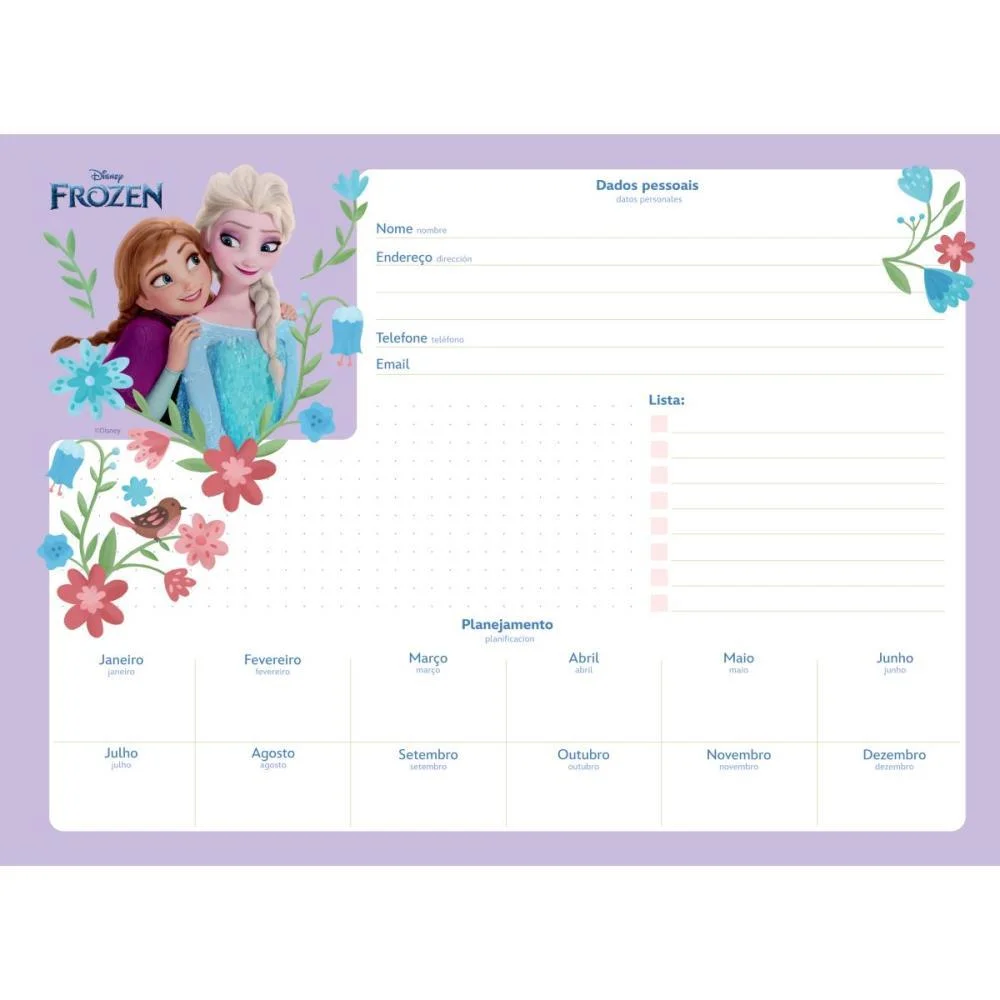 CADERNO DESENHO UNIV CAPA DURA FROZEN 80FLS. JANDAIA (PCT.C/04) - imagem 6