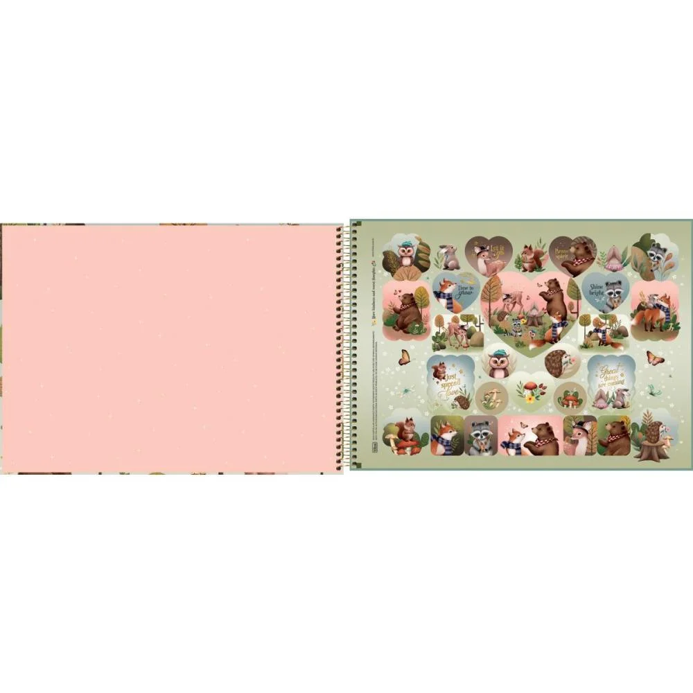 CADERNO DESENHO UNIV CAPA DURA LOVELAND 80FLS. TILIBRA (PCT.C/04) - imagem 3