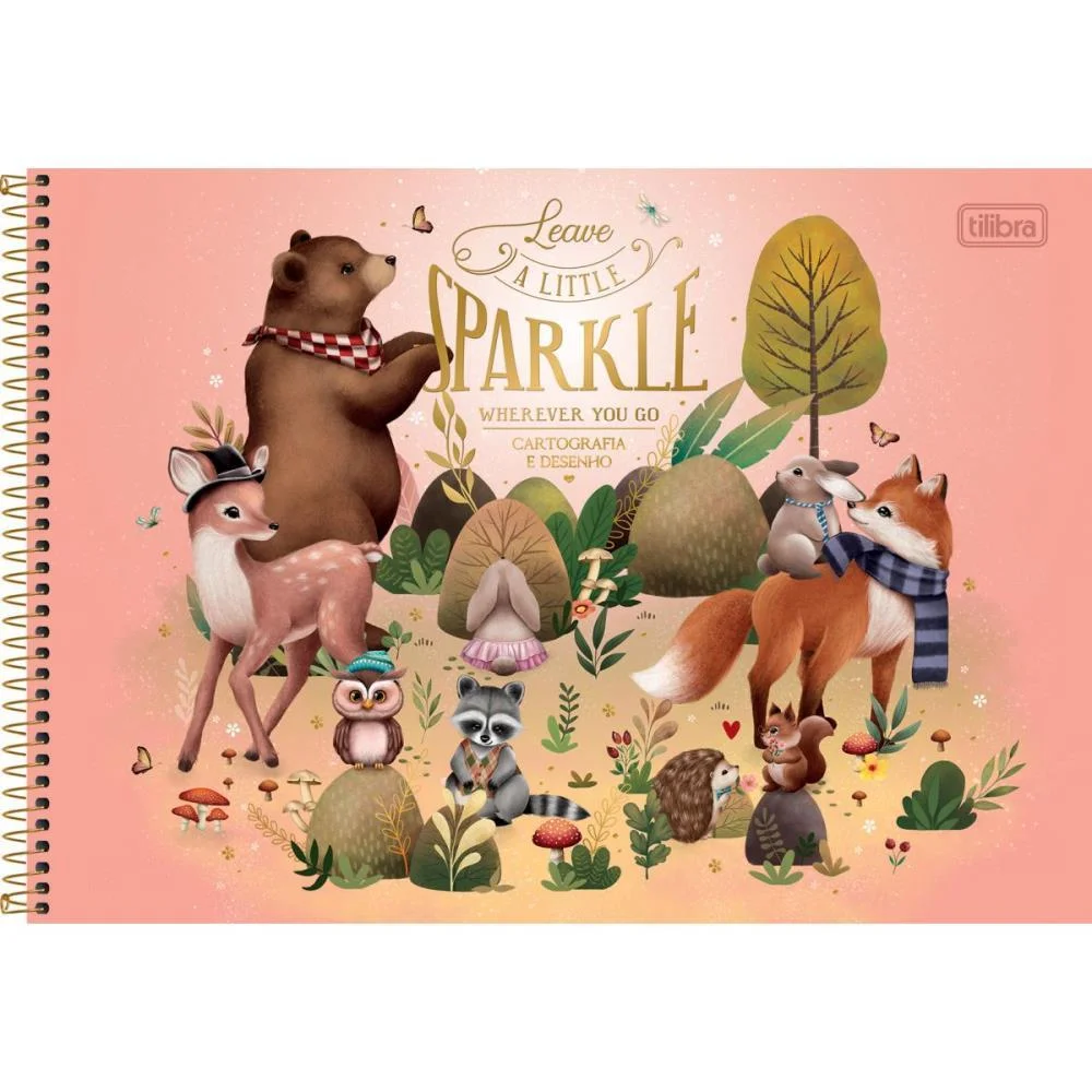 CADERNO DESENHO UNIV CAPA DURA LOVELAND 80FLS. TILIBRA (PCT.C/04) - imagem 4