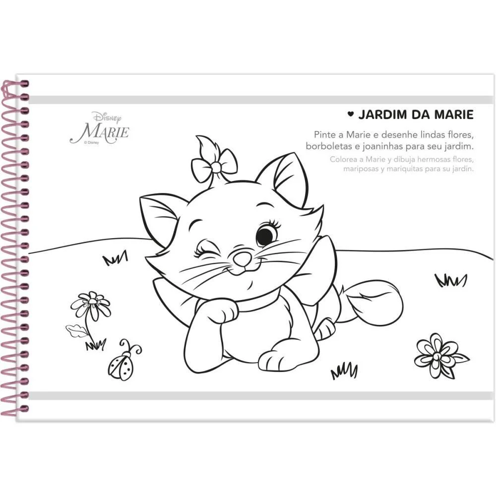 CADERNO DESENHO UNIV CAPA DURA MARIE PLUS 80FLS FORONI (PCT.C/05) - imagem 6